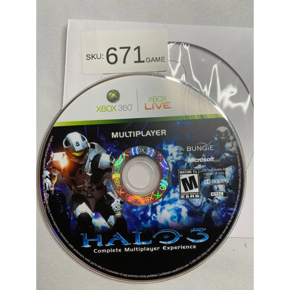Halo 3 Complete Multiplayer Experience Microsoft Xbox 360 Disc Only